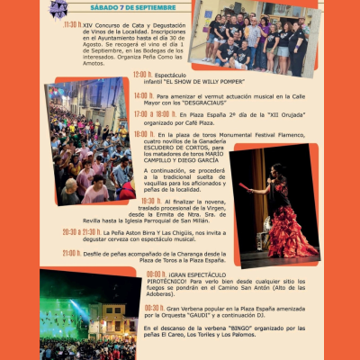 Programa Fiestas Ntra Sra Virgen de Revilla Baltanás 2024