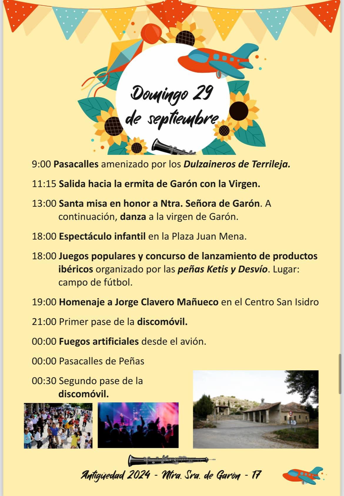 Fiestas de Ntra. Sra. de Garón - Antigüedad3