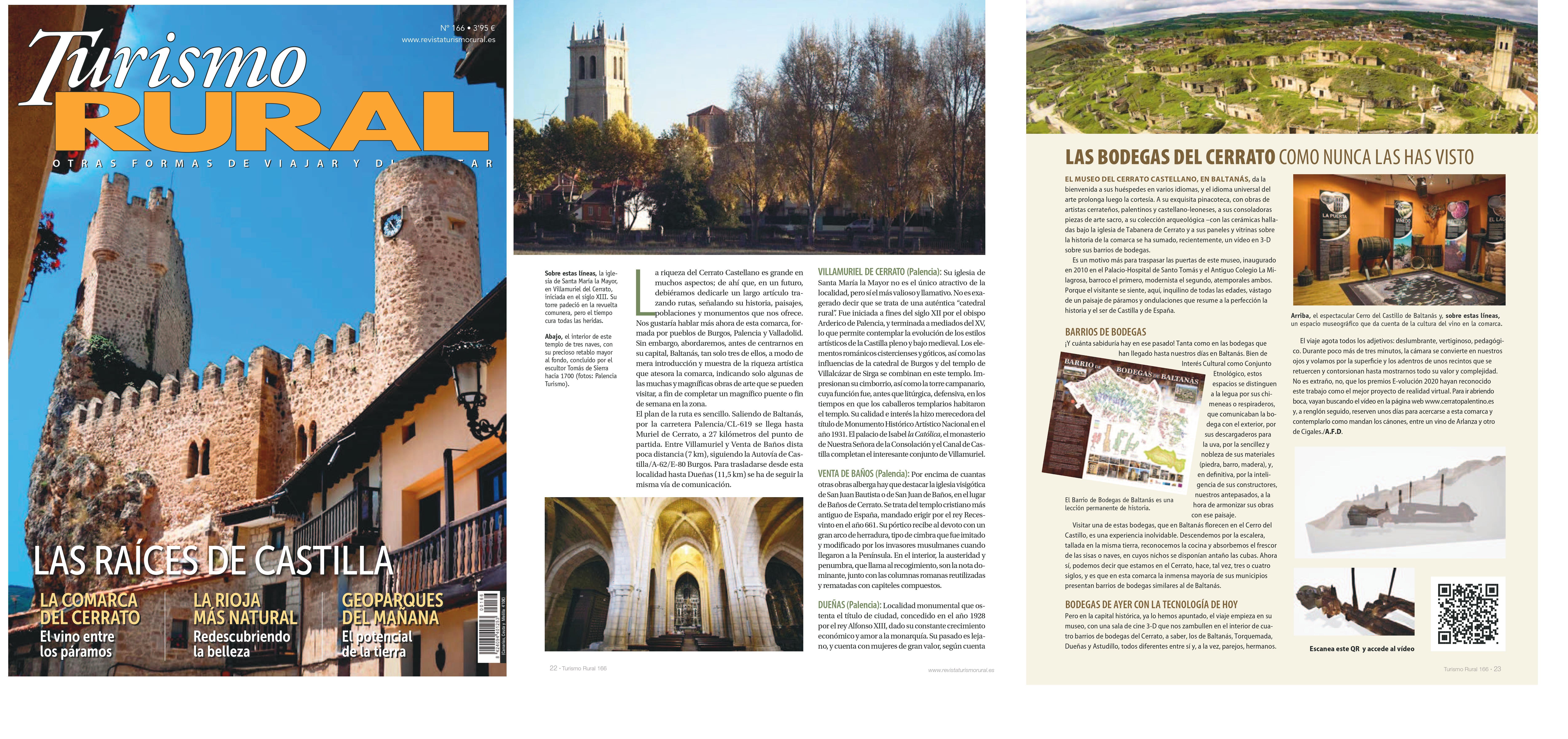 El Cerrato en la revista Turismo Rural0