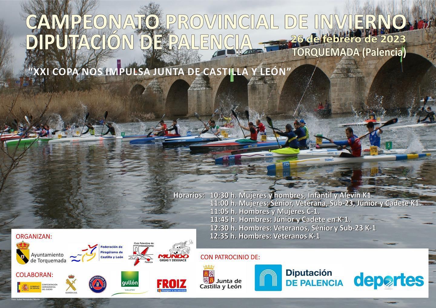 CAMPEONATO PROVINCIAL DE INVIERNO DE PIRAGÜISMO DIPUTACIÓN DE PALENCIA0